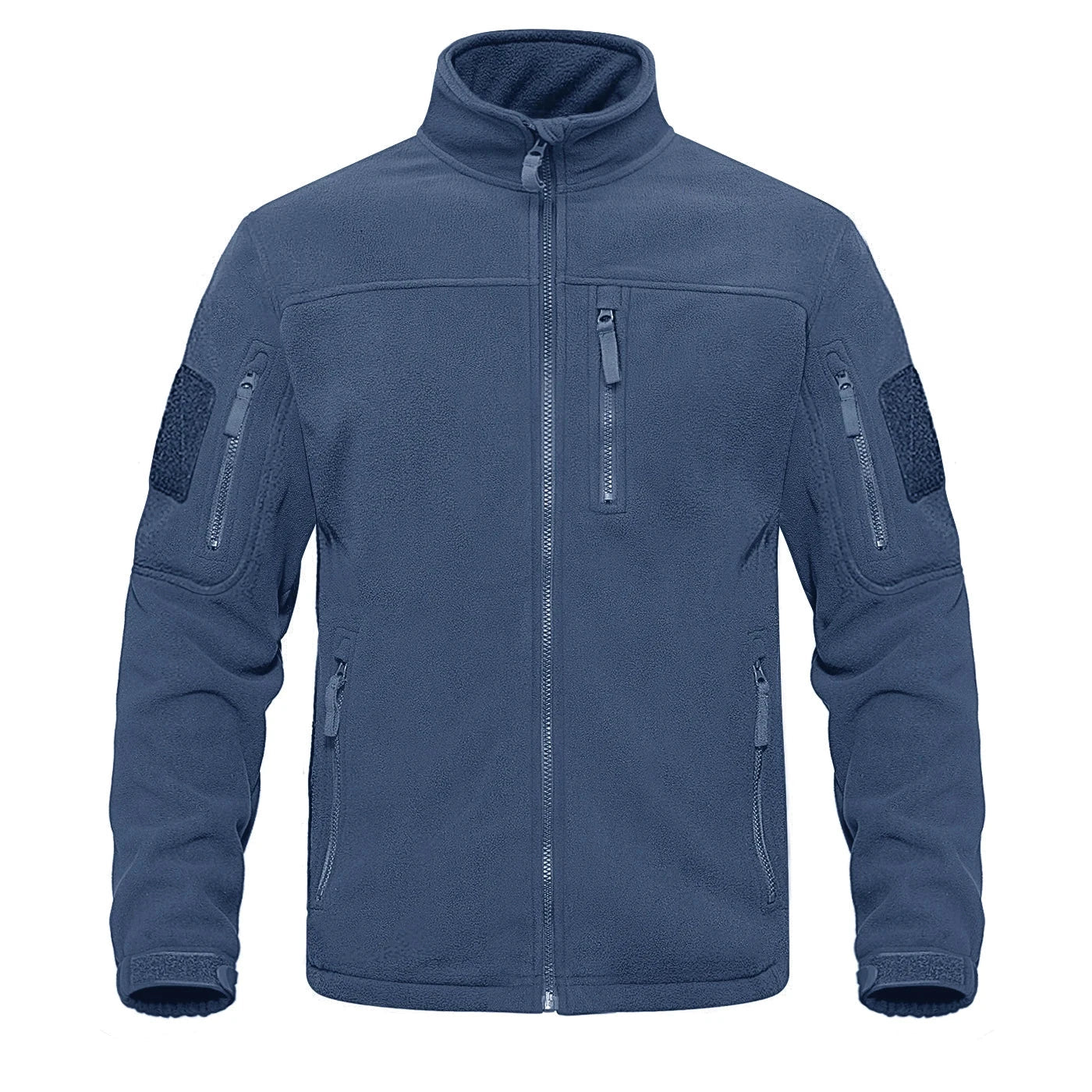 Herren Fleecejacke Thermisch Hoher Kragen Regulär
