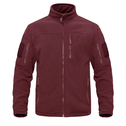 Herren Fleecejacke Thermisch Hoher Kragen Regulär