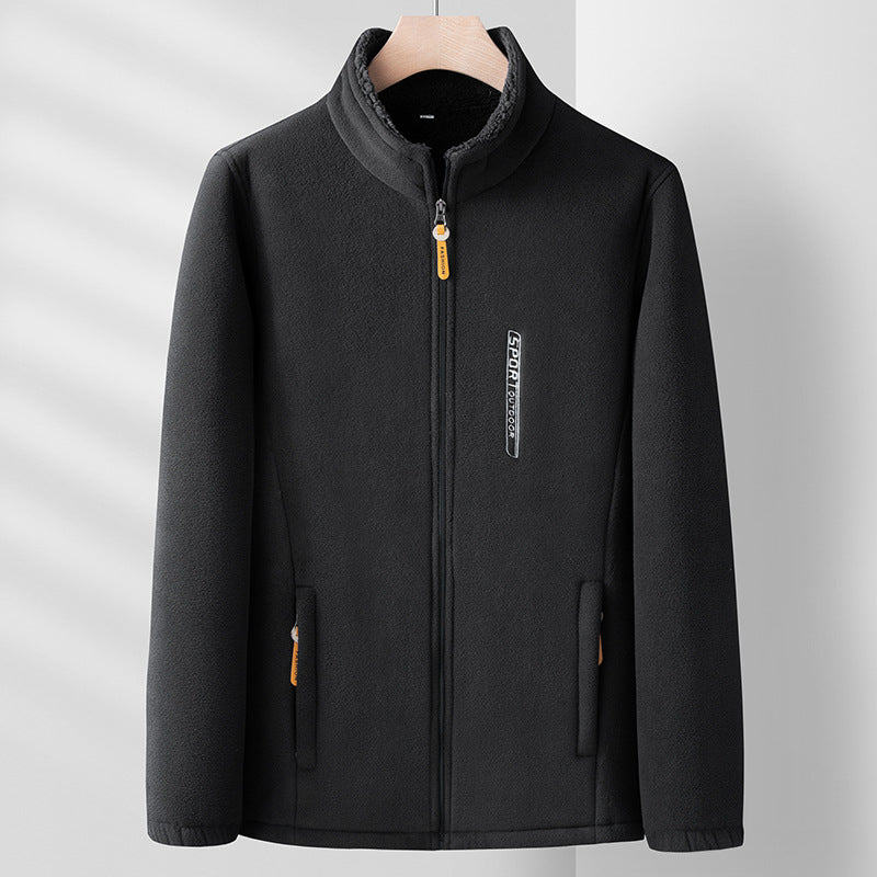 Norvielle Herren Fleecejacke Doppelseitig