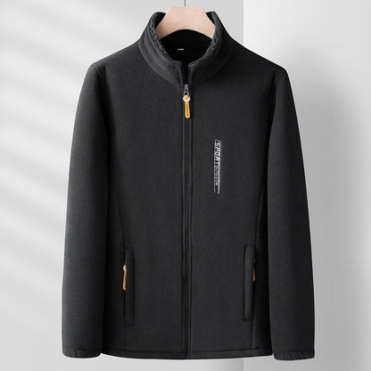 Norvielle Herren Fleecejacke Doppelseitig