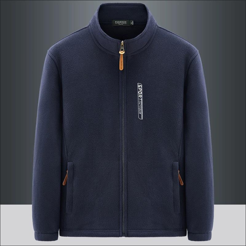 Herren Fleecejacke Doppelseitig Winter