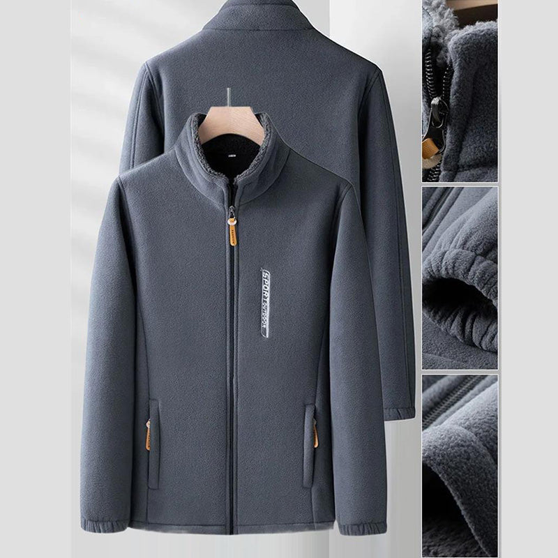 Herren Fleecejacke Doppelseitig Winter - Norvielle