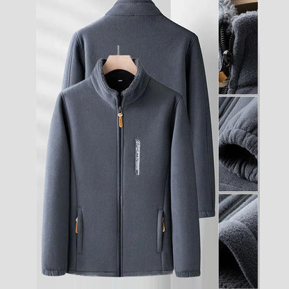 Herren Fleecejacke Doppelseitig Winter - Norvielle