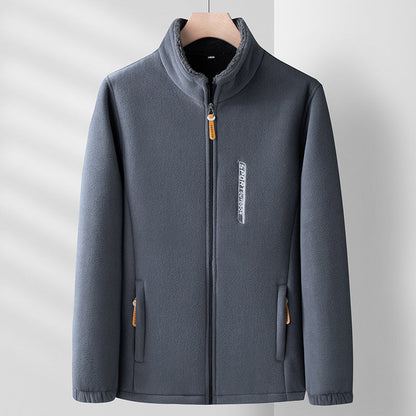 Norvielle Herren Fleecejacke Doppelseitig