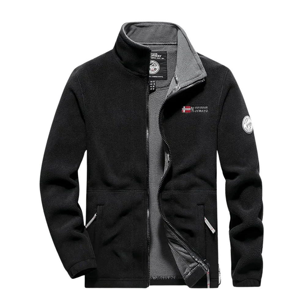Herren Fleecejacke Thermal Atmungsaktiv Normale Passform - Norvielle