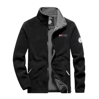 Herren Fleecejacke Thermal Atmungsaktiv Normale Passform - Norvielle
