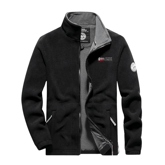 Herren Fleecejacke Thermal Atmungsaktiv Normale Passform - Norvielle