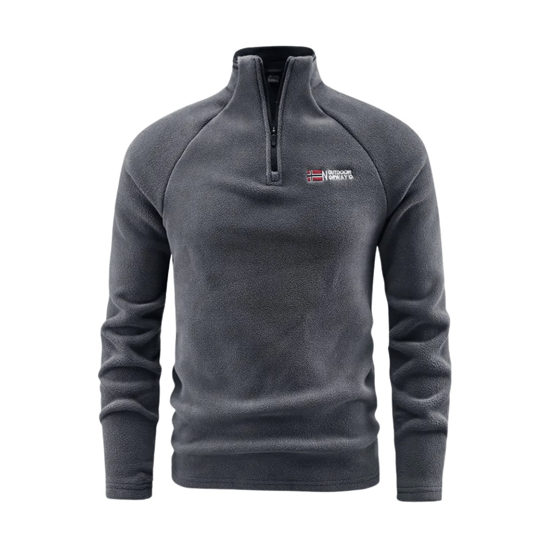 Herren Fleecejacke Thermisch Halbreißverschluss
