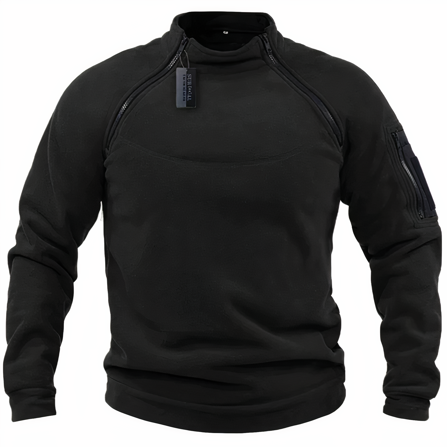 Herren Fleecepullover Quarter Zip Sweater - Norvielle