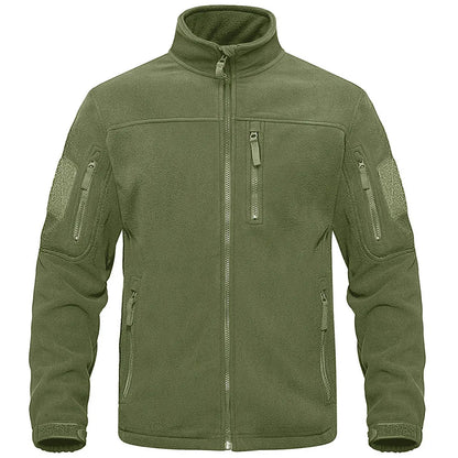 Männer Fleecejacke Warme Zip-Up Fleecejacke Schwarz - Norvielle