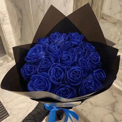 Künstliche Glitzerrose Everbloom für Romantik und Wohnkultur - Norvielle