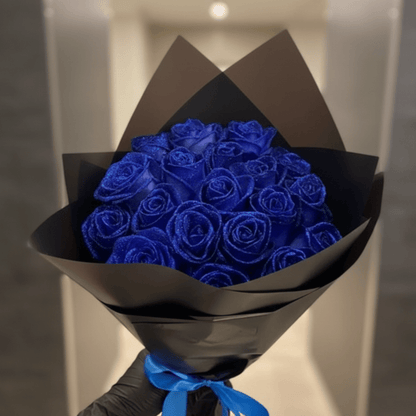 Künstliche Glitzerrose Everbloom für Romantik und Wohnkultur