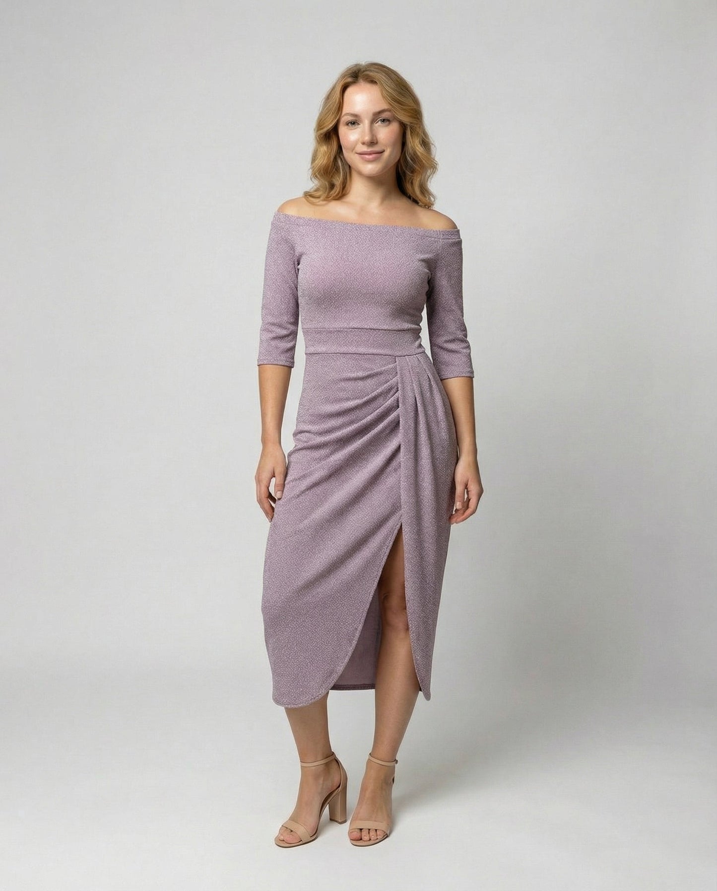 Damen Abendkleid Glänzend Elegant - Norvielle