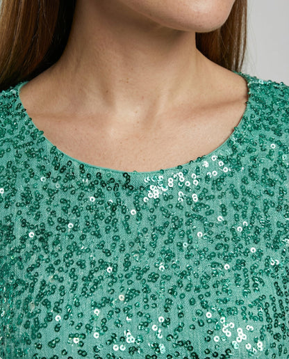 Glitzer Winterkleid Rückenfrei Damen Abendkleid