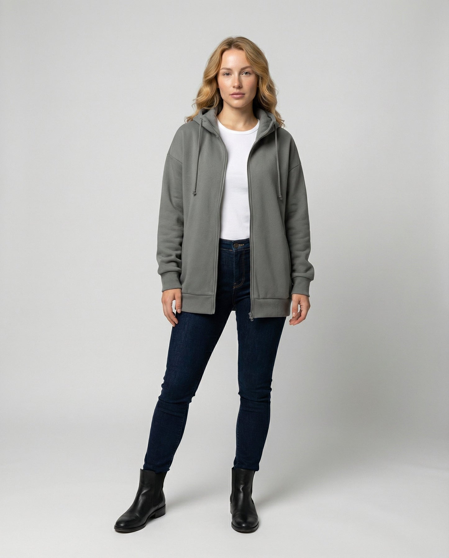 Damen Winterhoodie Kuschelfleece