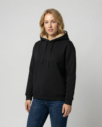 Damen Fleece-Hoodie Warm Kuschelig Grau - Norvielle