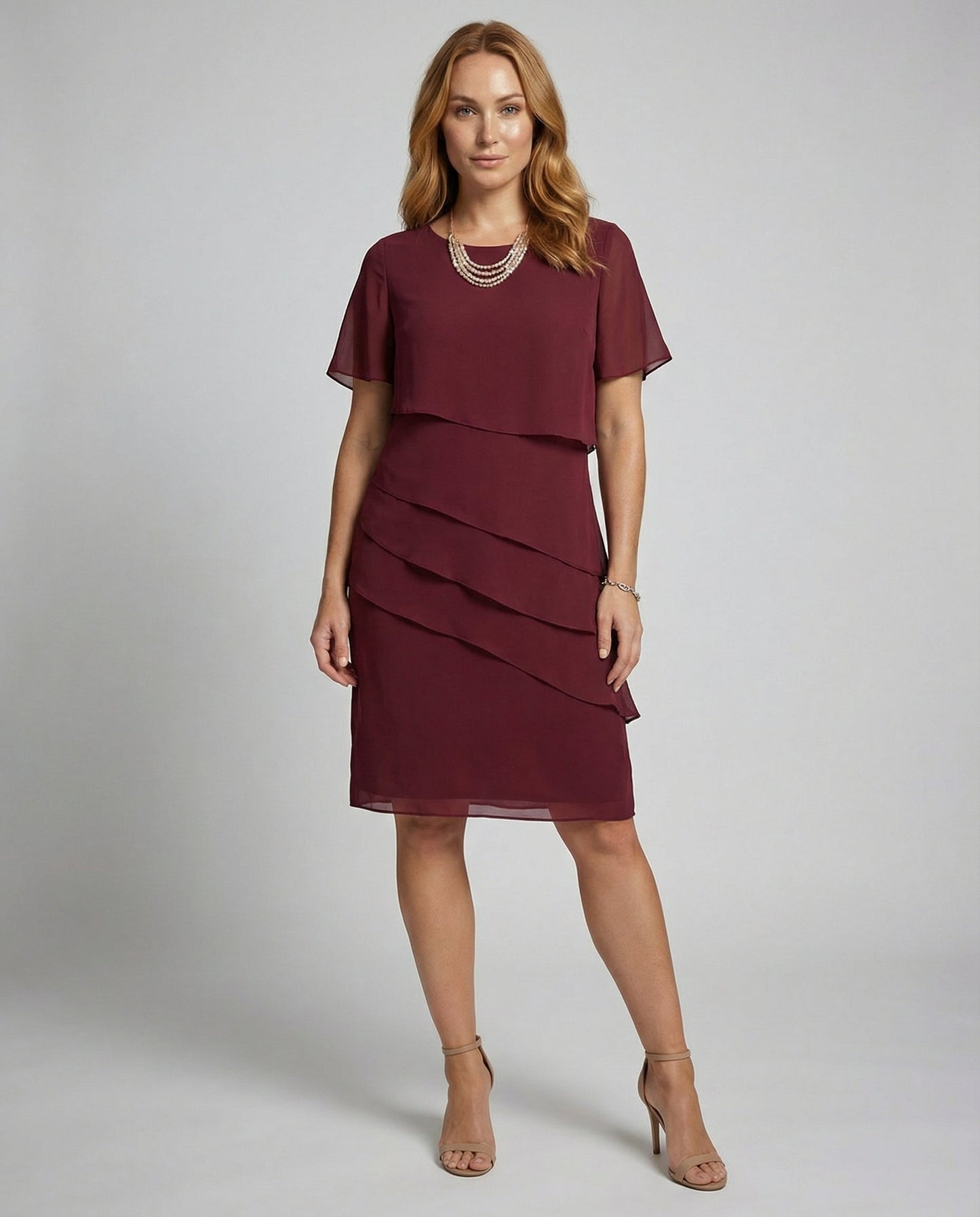 Elegantes Damenkleid Figurformend