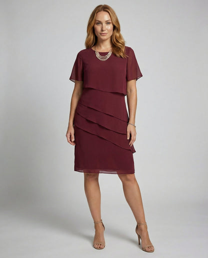 Elegantes Damenkleid Figurformend