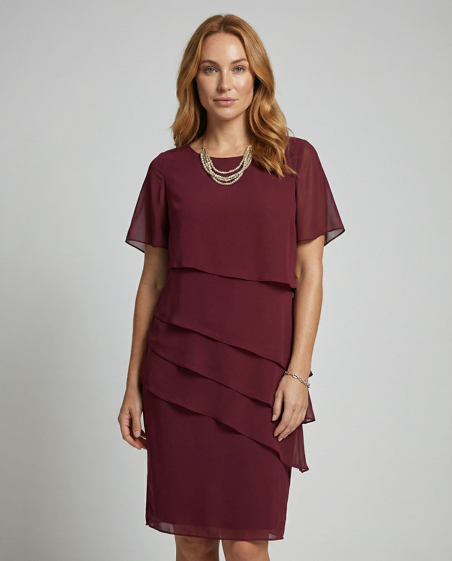 Elegantes Damenkleid Figurformend Schwarz - Norvielle
