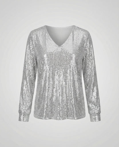 Damen Glitzer mit Pailletten