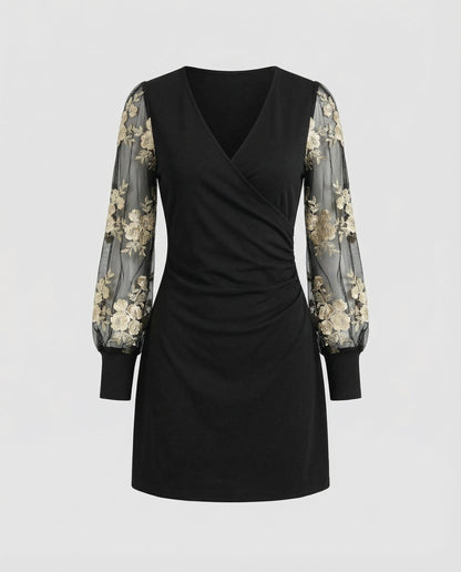 Damen Spitzen Cocktailkleid Festlich