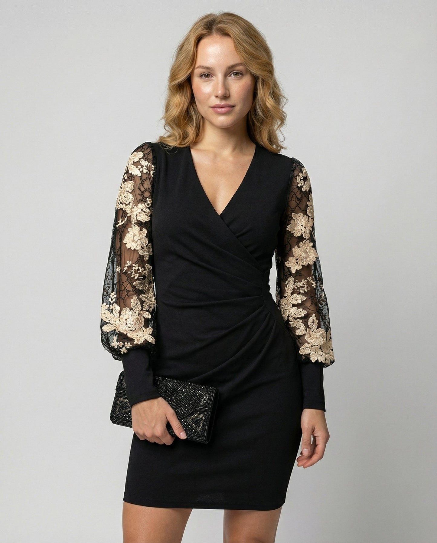 Damen Spitzen Cocktailkleid Festlich - Norvielle