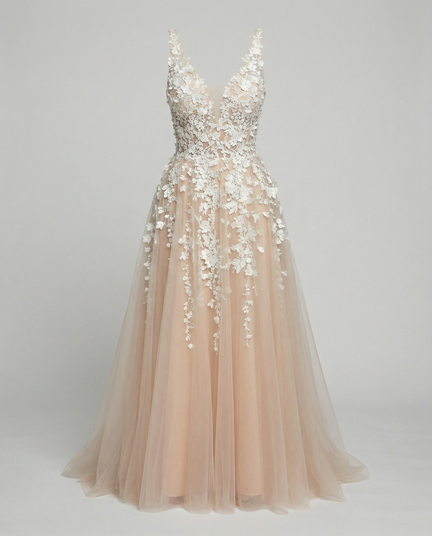 Elegantes A-Linie Hochzeitskleid