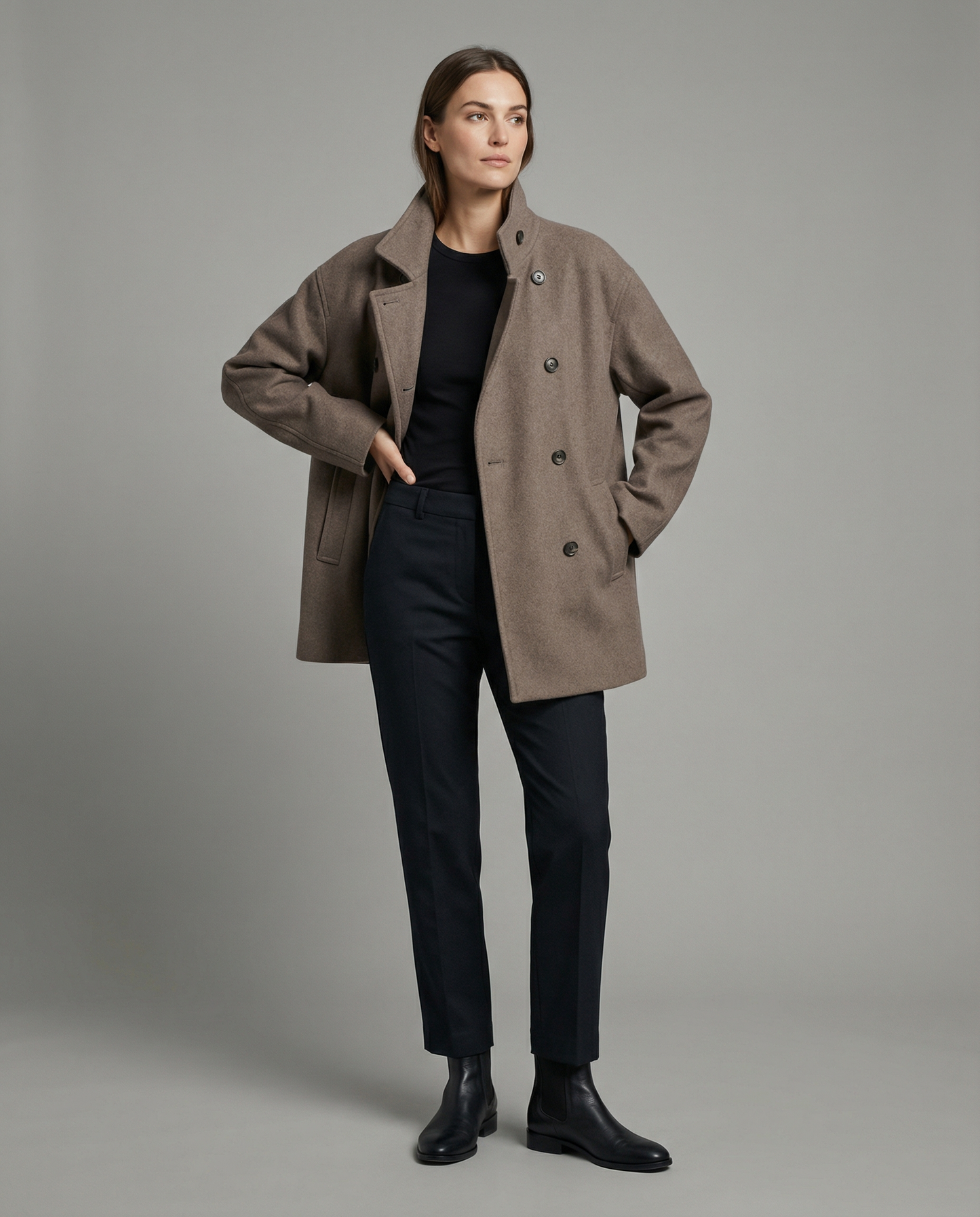 Damen Cropped Jacke Modern - Norvielle