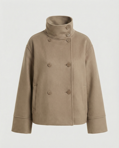 Damen Cropped Jacke Modern