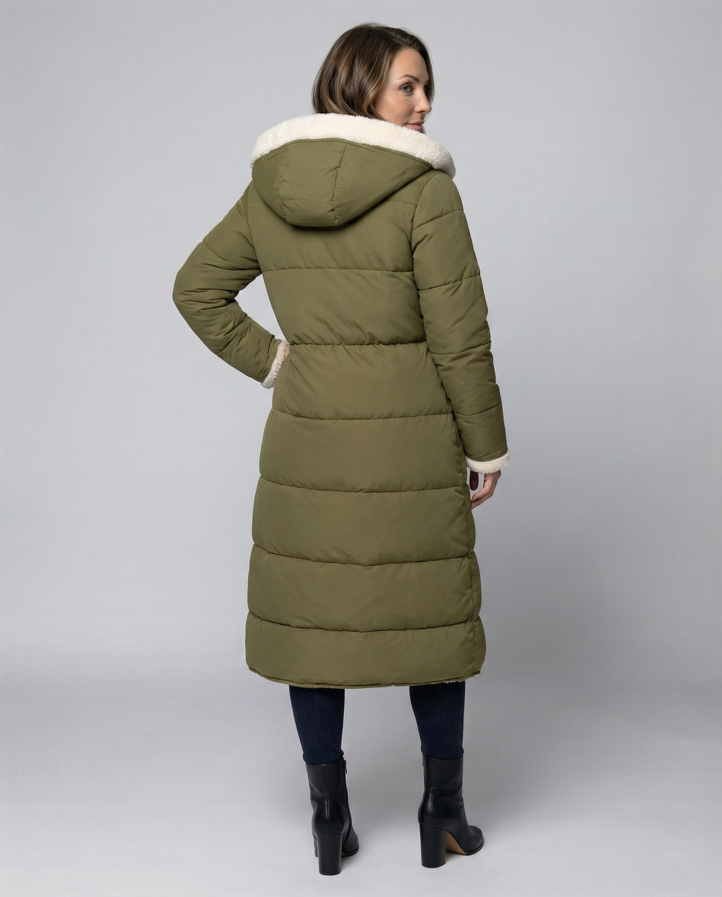 Damen Winterjacke Reversibel