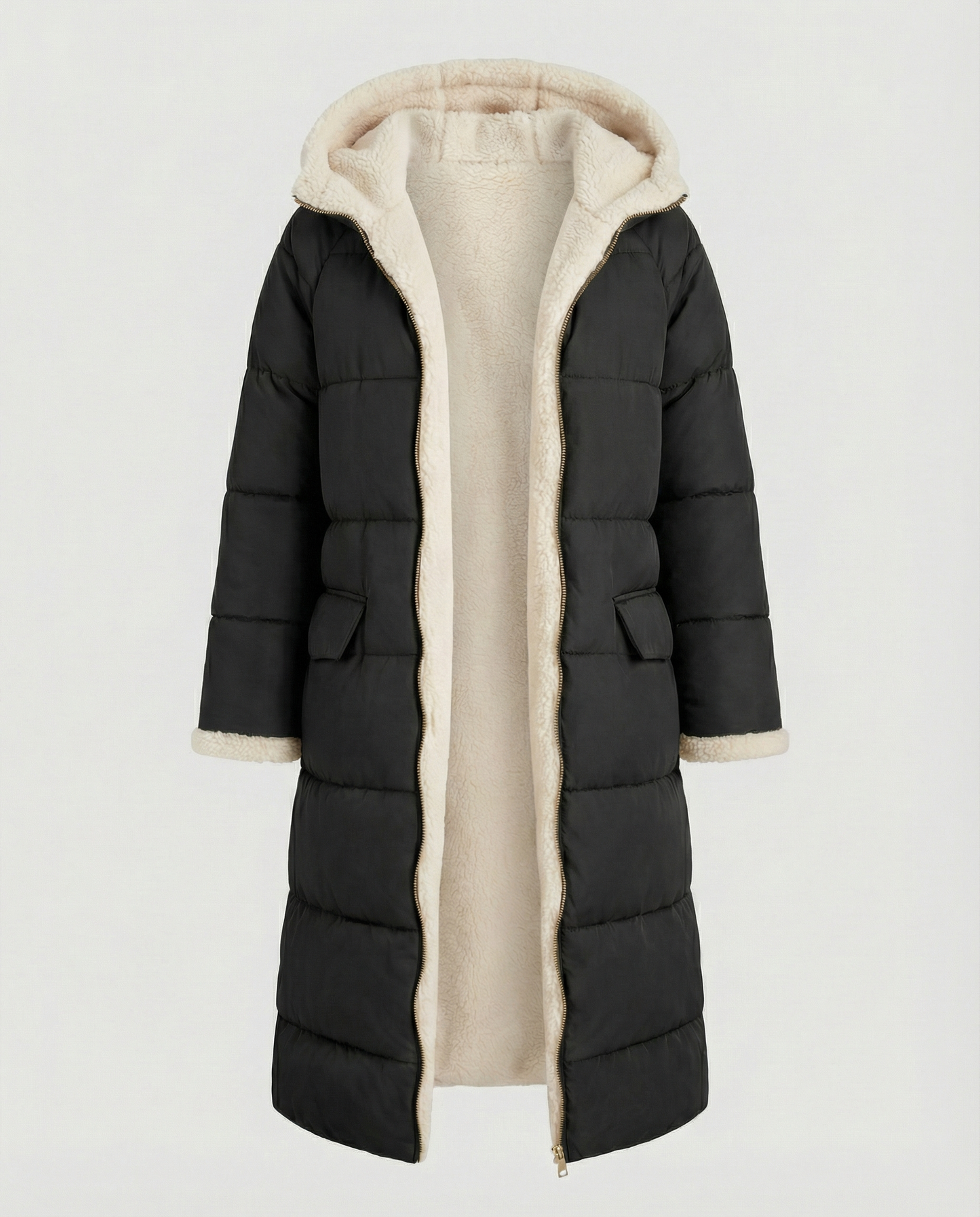Damen Winterjacke Reversibel