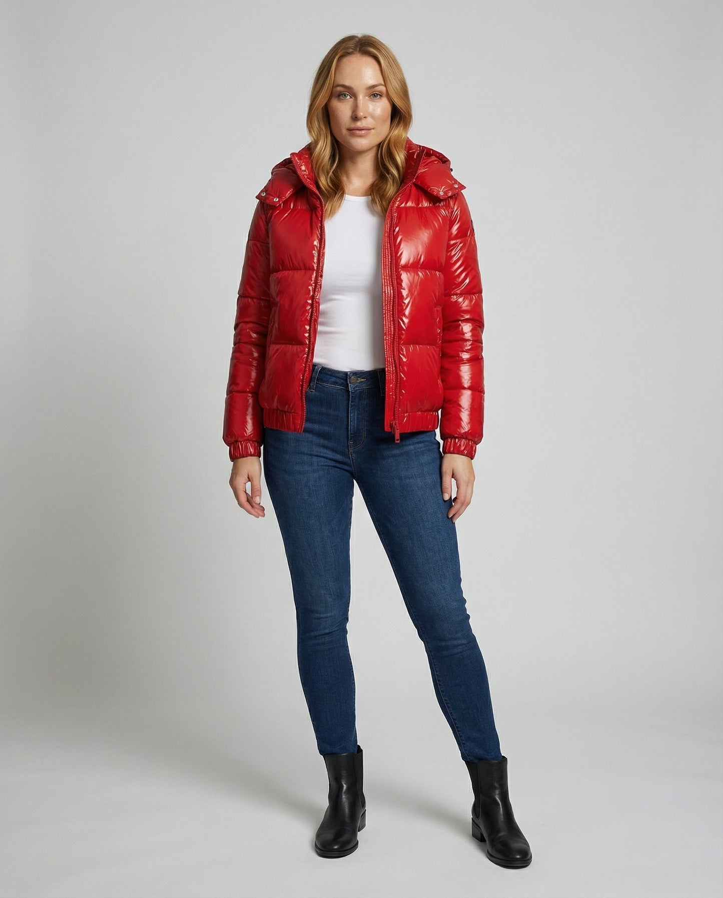 Damen Winterjacke Glänzend