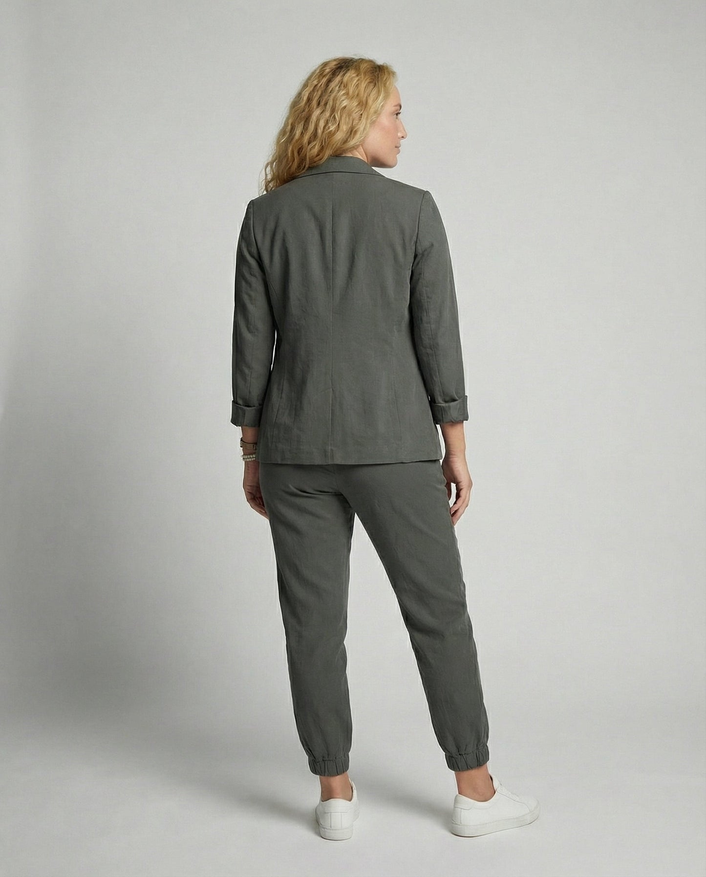 Damen Blazer Jogger Set Elegantes Design
