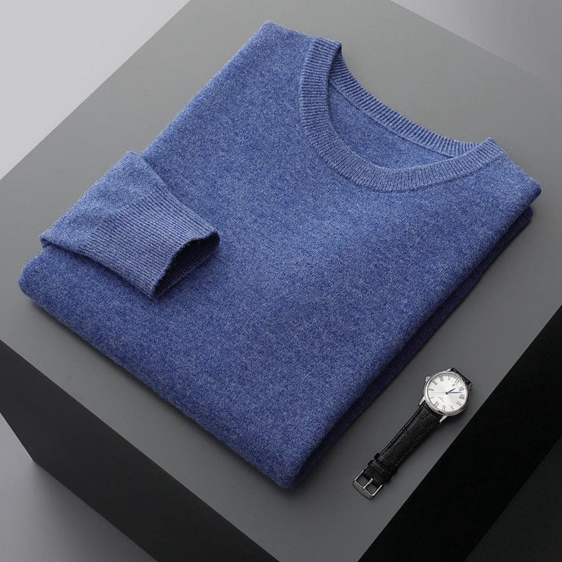 Herren Klassischer Pullover Rundhalsausschnitt - Norvielle