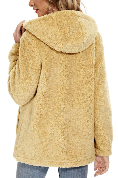 Norvielle Damen Fleecejacke Mit Kapuze