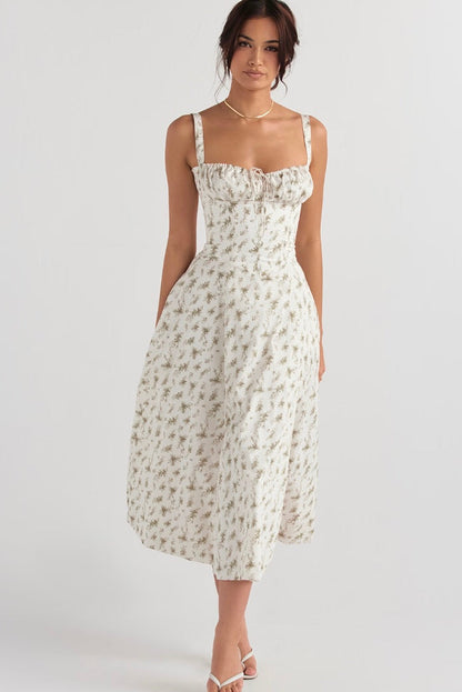 Norvielle Damen Taillenformendes Sommerkleid