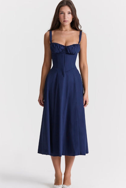 Norvielle Damen Taillenformendes Sommerkleid