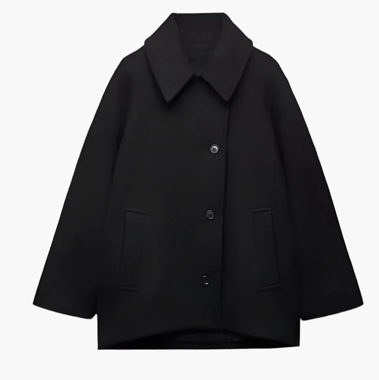 Damen Wintermantel Oversized Gerade Geschnitten