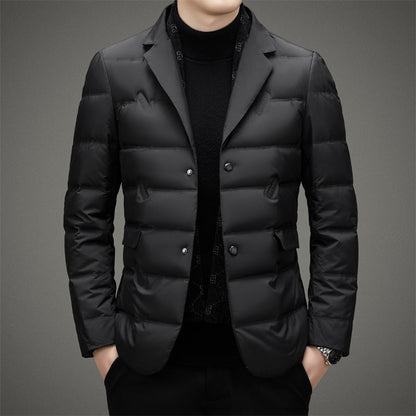 Damen Daunenjacke Taillierte Passform Doppelt Gepolstert