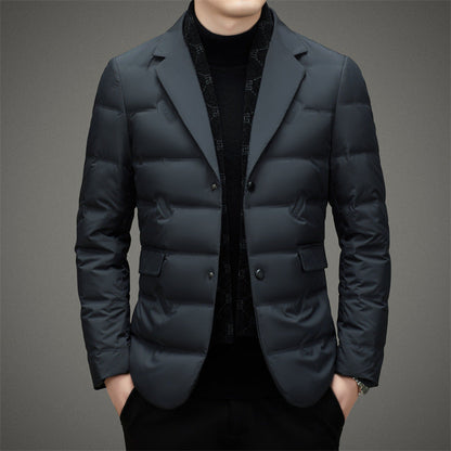 Damen Daunenjacke Taillierte Passform Doppelt Gepolstert