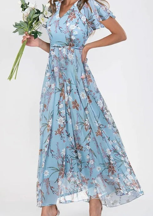 Buntes Damen Sommerkleid Leicht