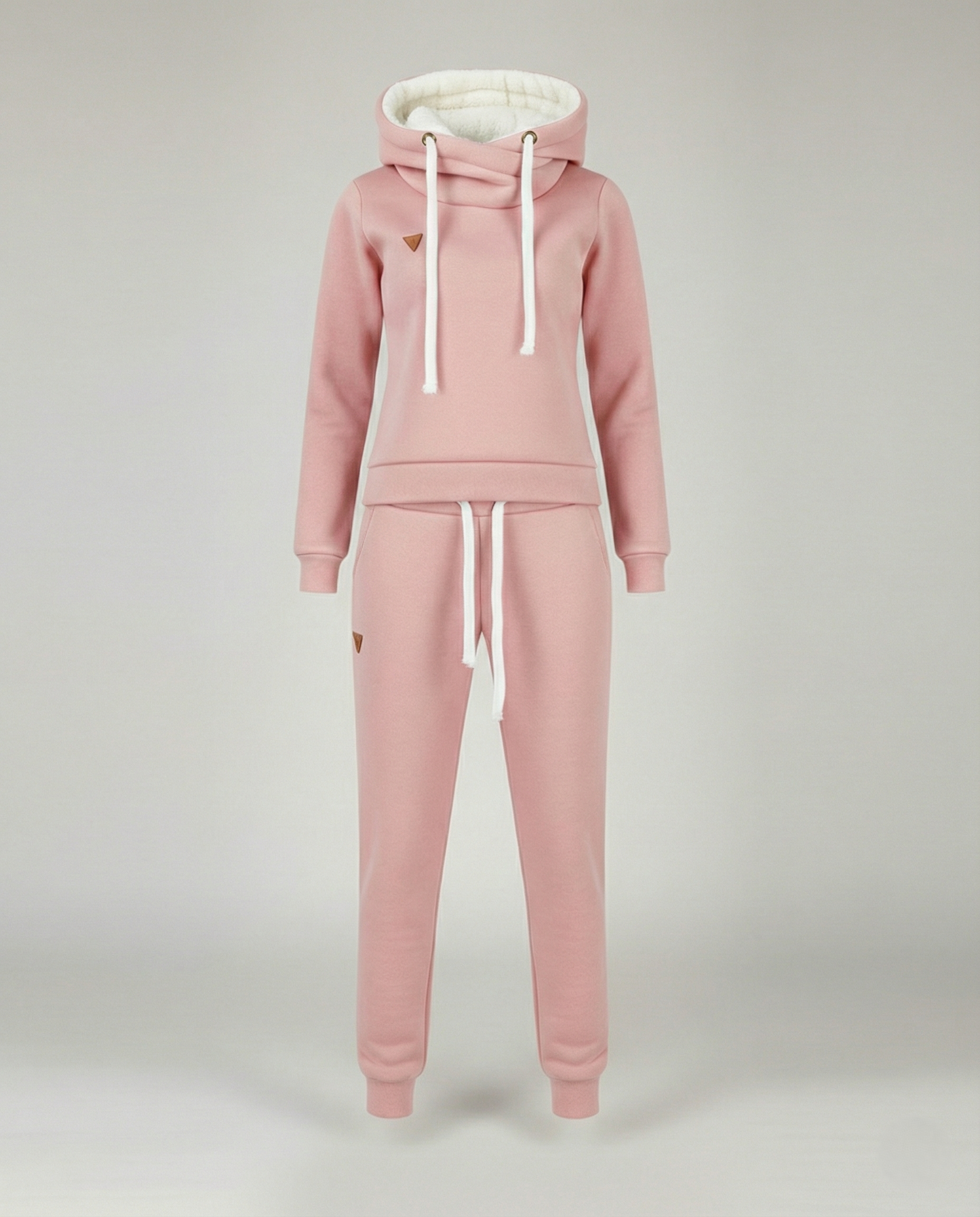 Damen Sportlicher Jogginganzug Warm Fleece
