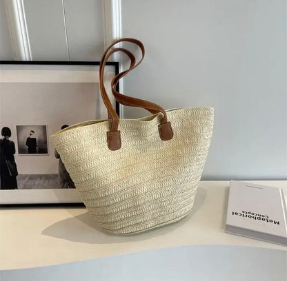 Strandtasche Stroh Natur - Norvielle