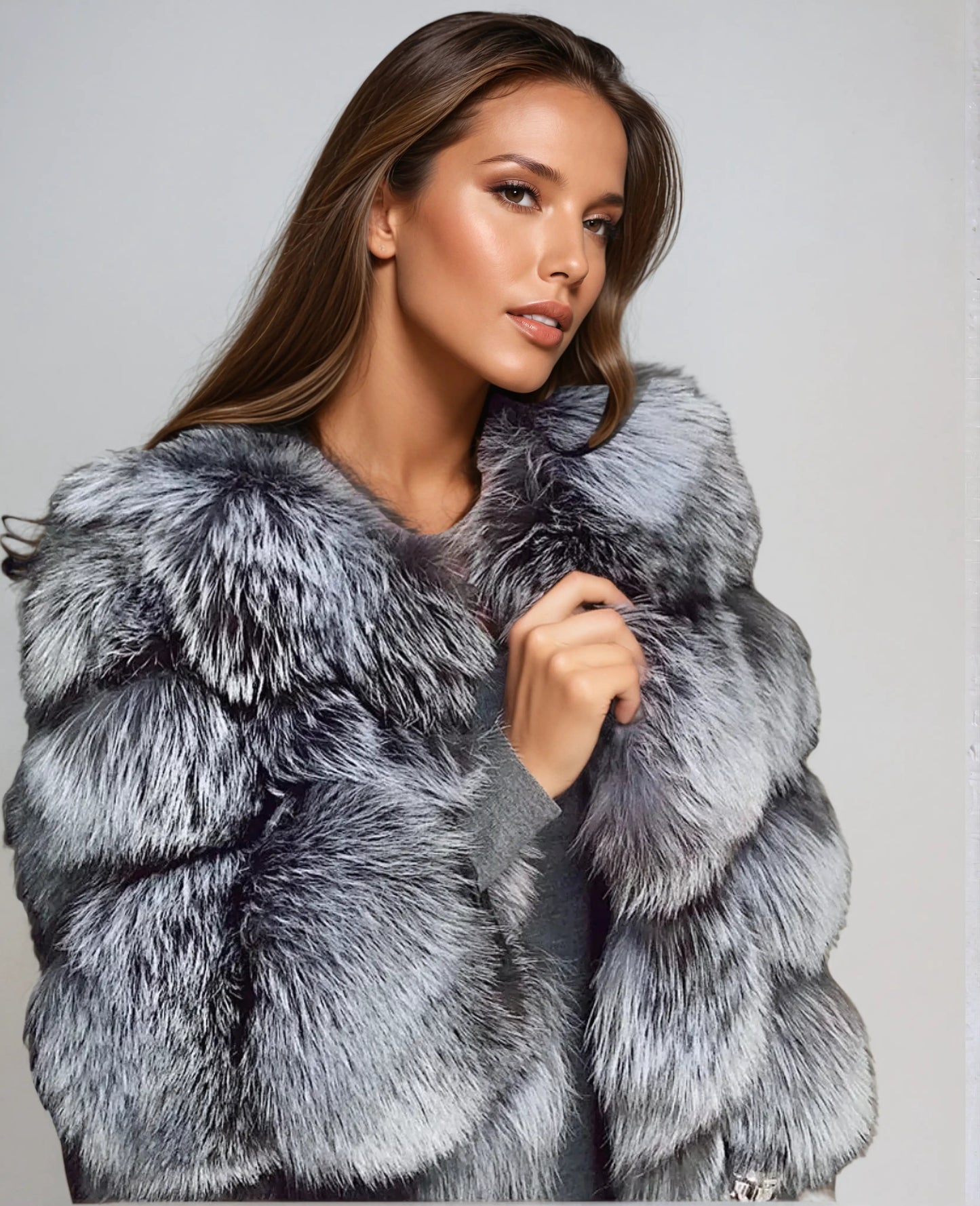 Dacy | Stilvoller Kunstfell-Jacke Zendoo.de