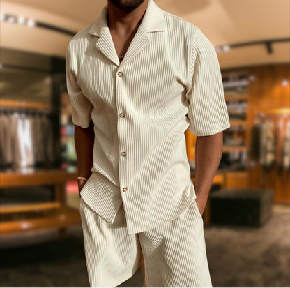 Herren Sommer Set Zweiteilig Baumwolle