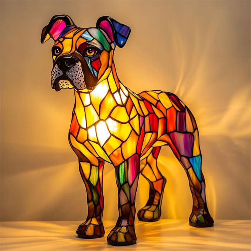 LED Nachtlampe Hunderassen Motiv