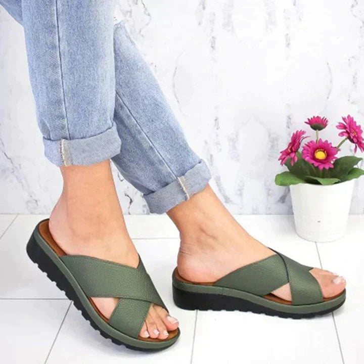 Norvielle Damen Orthopädische Sandalen Komfortabel
