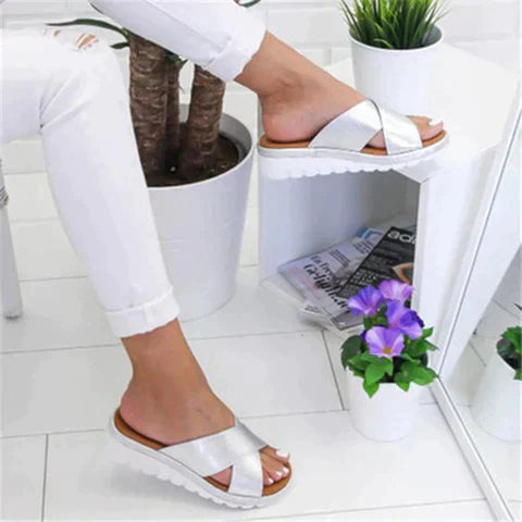 Norvielle Damen Orthopädische Sandalen Komfortabel