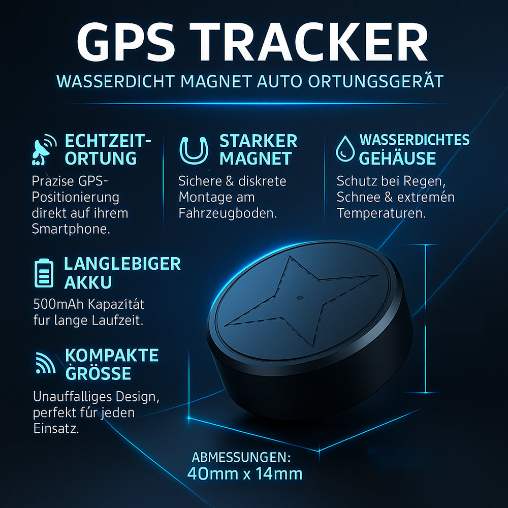 GPS Auto-Tracker Wasserdicht Magnetisch