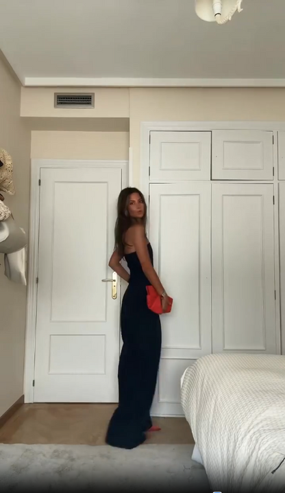 Eleganter Damen Trägerloser Jumpsuit